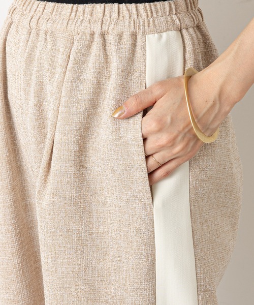 Omekashi(オメカシ)の「ツイードラインパンツ(その他パンツ・レディース・グレー/ベージュ・FREE)」の21枚目の写真