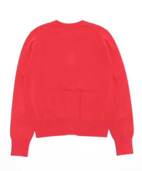 allureville(アルアバイル)の「ポケットクルーカーディガン(ニット/セーター・レディース・レッド/キャメル/ブラック/ブラック系その他/グリーン/オフホワイト/ベージュ/ブルー・2)」の9枚目の写真