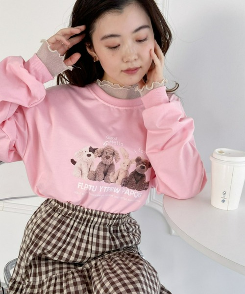 セール】【23S/S 春夏新作】ぬいぐるみプリントビッグシルエット