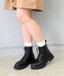 byあしながおじさん | 軽量｜厚底レースアップブーツ　8710507(ブーツ)