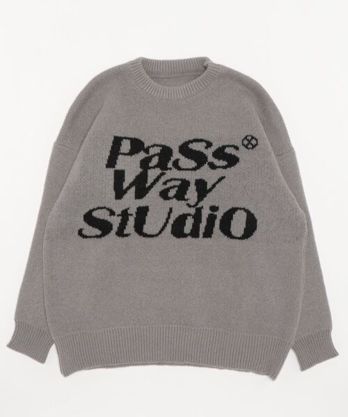 セール】新色追加！【WEB限定】Pass Wayジャガードロゴニット