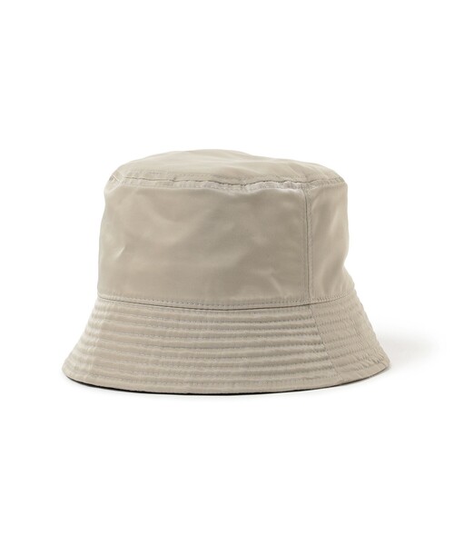 BEAMS(ビームス)の「BEAMS / ラスター ナイロン バケットハット(ハット・メンズ・ブラック/オリーブ/ベージュ・ONE SIZE)」の3枚目の写真