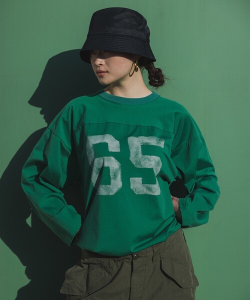 BEAMS(ビームス)の「BEAMS / ラスター ナイロン バケットハット(ハット・メンズ・ブラック/オリーブ/ベージュ・ONE SIZE)」の5枚目の写真