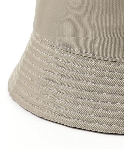 BEAMS(ビームス)の「BEAMS / ラスター ナイロン バケットハット(ハット・メンズ・ブラック/オリーブ/ベージュ・ONE SIZE)」の12枚目の写真