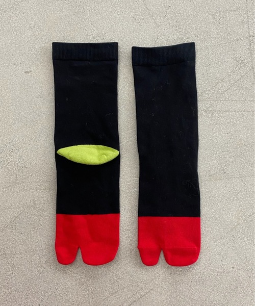 SANSeLF（サンセルフ）の「カラータビソックス【SANSeLF】sana23s004（ソックス/靴下・レディース・グリーン/ブラック/ライトブルー/ブルー・FREE）」の12枚目の写真