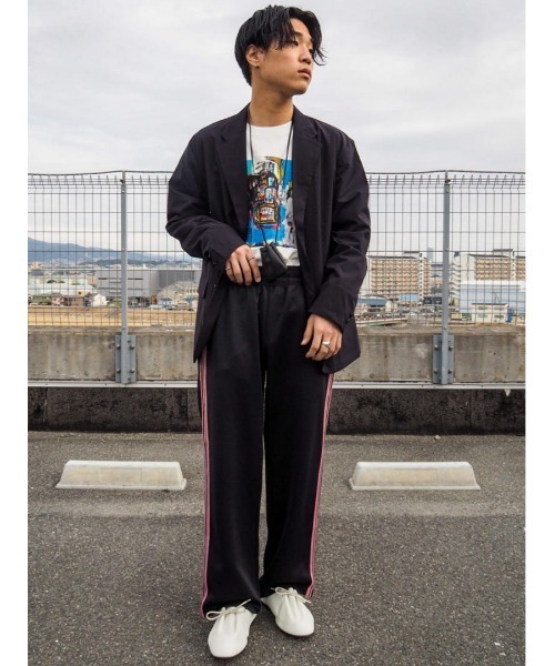Right-on(ライトオン)の「【Refurbish】トラックパンツ(その他パンツ・メンズ・ブラック/グリーン・M/L/XL)」の20枚目の写真