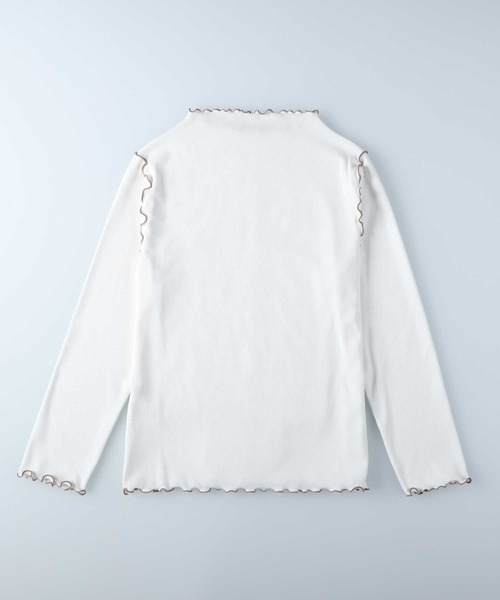 HONEYSUCKLE ROSE(ハニーサックルローズ)の「【HONEYSUCKLE ROSE】メロウ長袖Tシャツ(Tシャツ/カットソー・レディース・ベージュ/ホワイト/ブラック・M/L)」の5枚目の写真