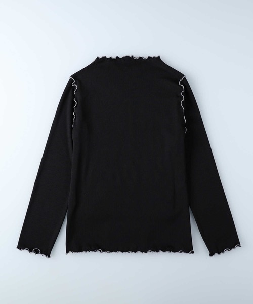 HONEYSUCKLE ROSE(ハニーサックルローズ)の「【HONEYSUCKLE ROSE】メロウ長袖Tシャツ(Tシャツ/カットソー・レディース・ベージュ/ホワイト/ブラック・M/L)」の6枚目の写真