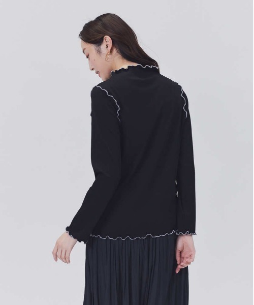 HONEYSUCKLE ROSE(ハニーサックルローズ)の「【HONEYSUCKLE ROSE】メロウ長袖Tシャツ(Tシャツ/カットソー・レディース・ベージュ/ホワイト/ブラック・M/L)」の16枚目の写真