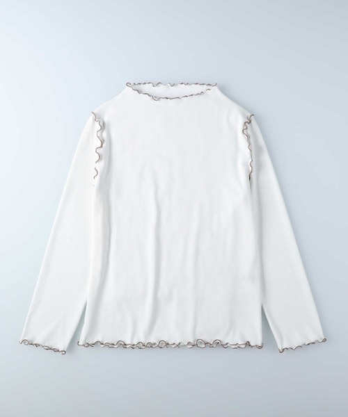 HONEYSUCKLE ROSE(ハニーサックルローズ)の「【HONEYSUCKLE ROSE】メロウ長袖Tシャツ(Tシャツ/カットソー・レディース・ベージュ/ホワイト/ブラック・M/L)」の14枚目の写真