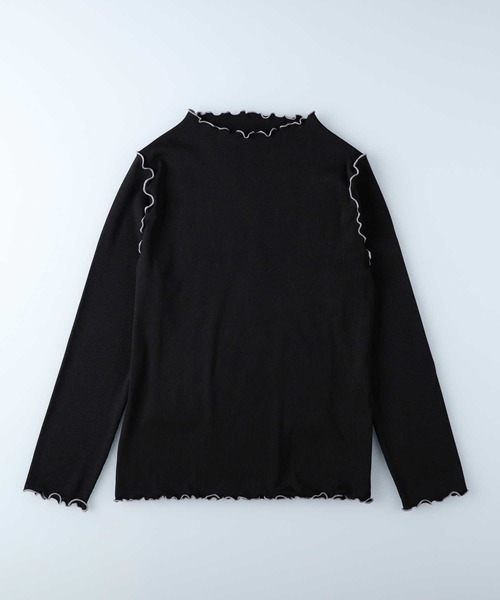 HONEYSUCKLE ROSE(ハニーサックルローズ)の「【HONEYSUCKLE ROSE】メロウ長袖Tシャツ(Tシャツ/カットソー・レディース・ベージュ/ホワイト/ブラック・M/L)」の13枚目の写真