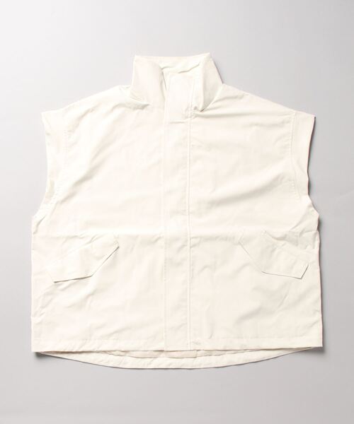 STYLEBLOCK（スタイルブロック）の「ベネシャンノースリーブブルゾン（ミリタリージャケット・レディース・ベージュ/カーキ/ブラック/アイボリー・FREE）」の7枚目の写真