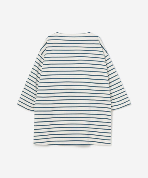 ORCIVAL（オーシバル）の「ORCIVAL | ワイドボートネックプルオーバー WOMEN（Tシャツ/カットソー・レディース・ブラック系その他/ブルー系その他/レッド系その他・1）」の4枚目の写真