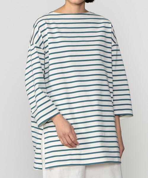 ORCIVAL（オーシバル）の「ORCIVAL | ワイドボートネックプルオーバー WOMEN（Tシャツ/カットソー・レディース・ブラック系その他/ブルー系その他/レッド系その他・1）」の9枚目の写真