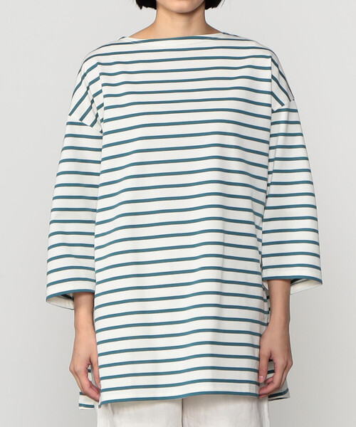 ORCIVAL（オーシバル）の「ORCIVAL | ワイドボートネックプルオーバー WOMEN（Tシャツ/カットソー・レディース・ブラック系その他/ブルー系その他/レッド系その他・1）」の10枚目の写真