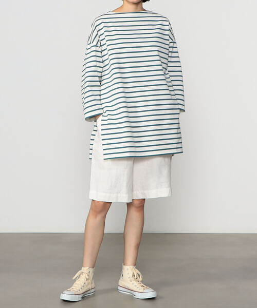 ORCIVAL（オーシバル）の「ORCIVAL | ワイドボートネックプルオーバー WOMEN（Tシャツ/カットソー・レディース・ブラック系その他/ブルー系その他/レッド系その他・1）」の13枚目の写真