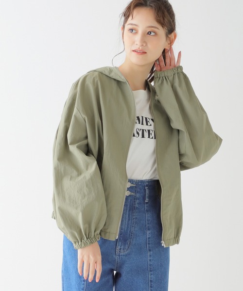 Honeys（ハニーズ）の「フードブルゾン（ブルゾン）」 - WEAR