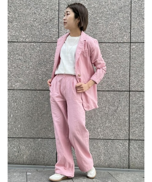 北欧暮らしの道具店　コットンリネン　ジャケット　オフホワイト 北欧暮らしの道具店 コットンリネン ジャケット オフホワイト