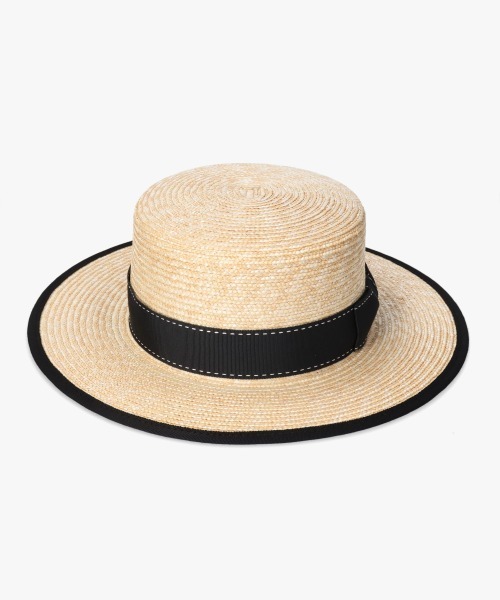 OVERRIDE（オーバーライド）の「OVERRIDE  STRAW BOATER（ハット・レディース・ブラック/オレンジ・M/57.5cm）」の18枚目の写真