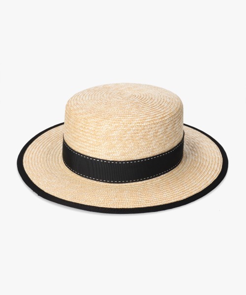 OVERRIDE（オーバーライド）の「OVERRIDE  STRAW BOATER（ハット・レディース・ブラック/オレンジ・M/57.5cm）」の15枚目の写真