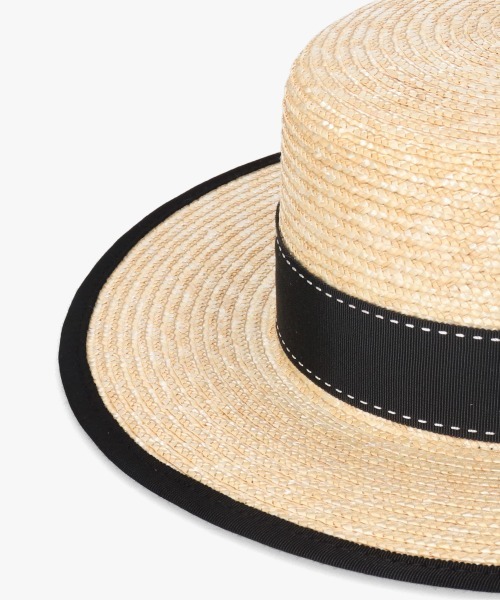 OVERRIDE（オーバーライド）の「OVERRIDE  STRAW BOATER（ハット・レディース・ブラック/オレンジ・M/57.5cm）」の13枚目の写真