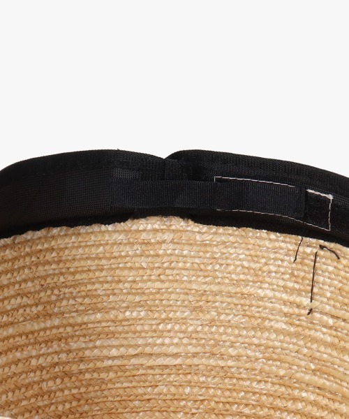 OVERRIDE（オーバーライド）の「OVERRIDE  STRAW BOATER（ハット・レディース・ブラック/オレンジ・M/57.5cm）」の11枚目の写真
