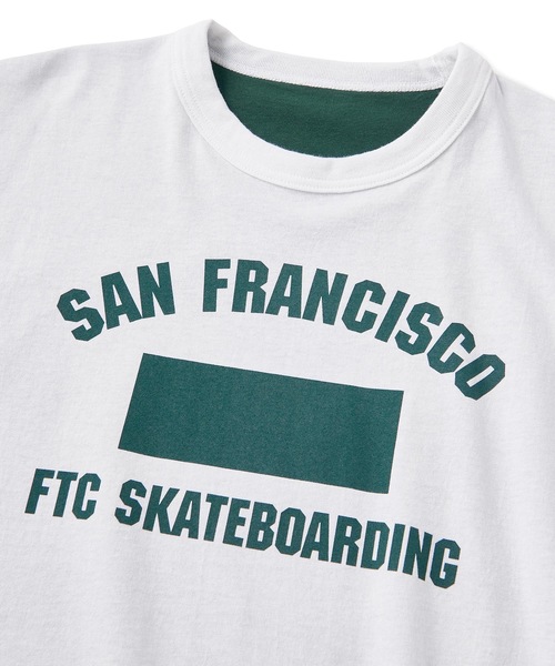 FTC REVERSIBLE TEE WHITE Tシャツ Lサイズ FTC（エフティーシー）の「REVERSIBLE TEE（Tシャツ/カットソー）」 - WEAR
