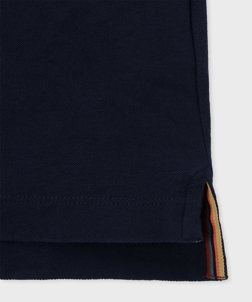 ポールスミス 半袖ポロシャツ Ｍ アーティストストライプ メッシュ Dネイビー Paul Smith ポロシャツ アーティストストライプ / 553503 698PPR