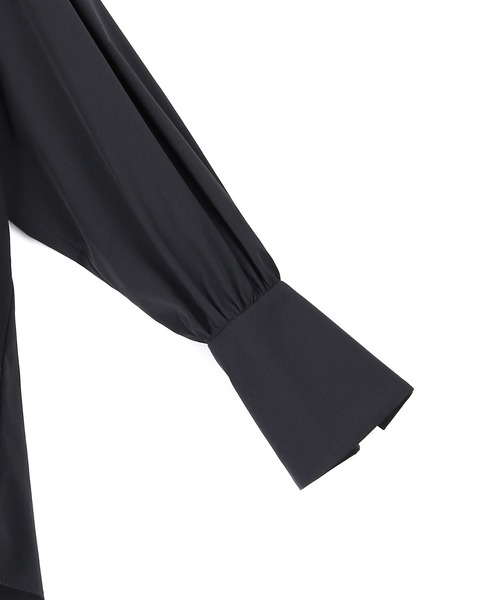 ADAM ET ROPE'（アダムエロペ）の「【サステナブル】ボリュームスリーブシャツカーディガン（シャツ/ブラウス・レディース・ブラック/ピンク/ホワイト・FREE）」の14枚目の写真