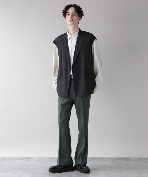 RAGEBLUE（レイジブルー）の「ジョーゼットジレベスト（ベスト・メンズ・グレー/グリーン系その他/ホワイト/ブラック・FREE）」の12枚目の写真