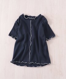 apres les cours（アプレレクール）の「【WEB限定】配色メローリブTシャツ（Tシャツ/カットソー・キッズ）」