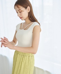 mysty woman | ストリング前後2WAYリブニットタンク 197417(ニット/セーター)