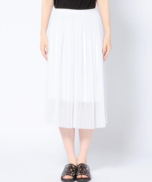 Another Edition(アナザーエディション)の「チュールスカートストライプ/ AEFC TULLE SK STRP◆(スカート・レディース・ホワイト/ネイビー・フリー)」の4枚目の写真