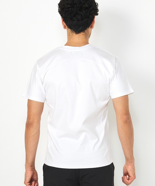 MEN'S BIGI（メンズビギ）の「【1PIU1UGUALE3 RELAX】シルケットポンチラインストーンロゴTシャツ（Tシャツ/カットソー・メンズ・ホワイト/ブラック・01/02/03）」の12枚目の写真