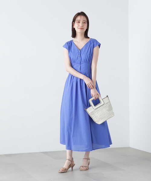 N.（N. Natural Beauty Basic）（エヌエヌナチュラルビューティーベーシック）の「スクエアハンドルメッシュトートバッグ（トートバッグ・レディース・ホワイト/イエロー・ﾌﾘ-）」の4枚目の写真