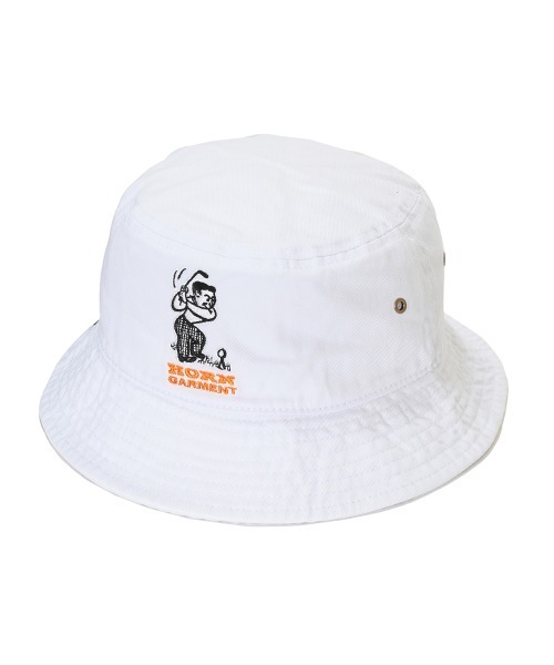 HORN GARMENT（ホーンガーメント）の「Gary Hat | MEN and WOMEN（ハット・メンズ・カモフラージュ/ホワイト・ML/SM）」の2枚目の写真