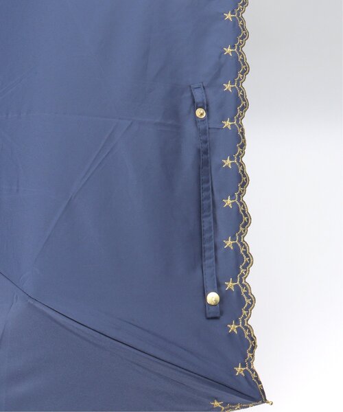 LBC（エルビーシー）の「【UVカット】Wpc. 遮光 星柄 スカラップ ミニ 日傘 晴雨兼用 折りたたみ傘（折りたたみ傘・レディース・ブラック/ネイビー/オフホワイト・FREE）」の16枚目の写真