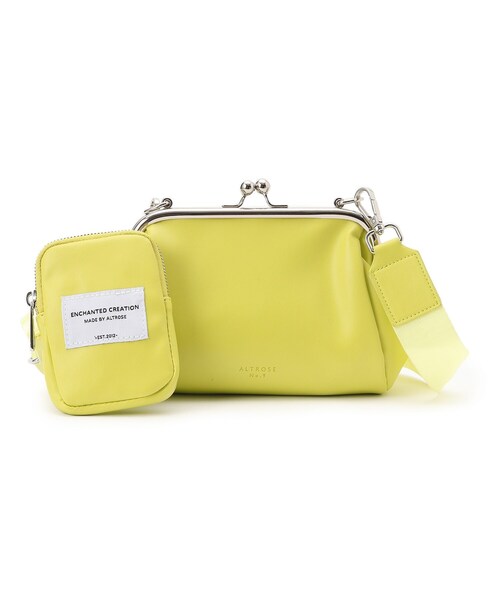 Ober Tashe（オーバータッシェ）の「ポーチ付き がま口ミニショルダーバッグ（ショルダーバッグ・レディース・アイボリー/イエロー/ブルー/ブラック・FREE）」の4枚目の写真