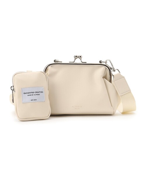 Ober Tashe（オーバータッシェ）の「ポーチ付き がま口ミニショルダーバッグ（ショルダーバッグ・レディース・アイボリー/イエロー/ブルー/ブラック・FREE）」の2枚目の写真