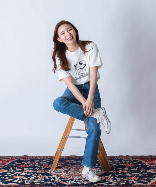 THE SHINZONE(ザ シンゾーン)の「【別注】THE SHINZONE PAINT TEE 23MMSCU14(Tシャツ/カットソー・レディース・グリーン/ブラック・FREE)」の10枚目の写真