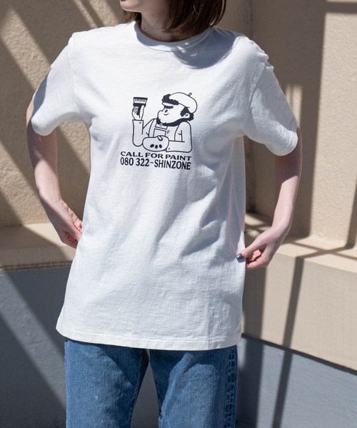 THE SHINZONE(ザ シンゾーン)の「【別注】THE SHINZONE PAINT TEE 23MMSCU14(Tシャツ/カットソー・レディース・グリーン/ブラック・FREE)」の15枚目の写真