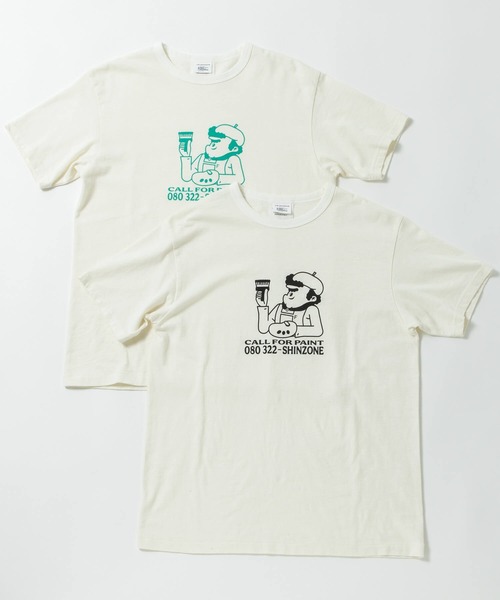 THE SHINZONE(ザ シンゾーン)の「【別注】THE SHINZONE PAINT TEE 23MMSCU14(Tシャツ/カットソー・レディース・グリーン/ブラック・FREE)」の13枚目の写真