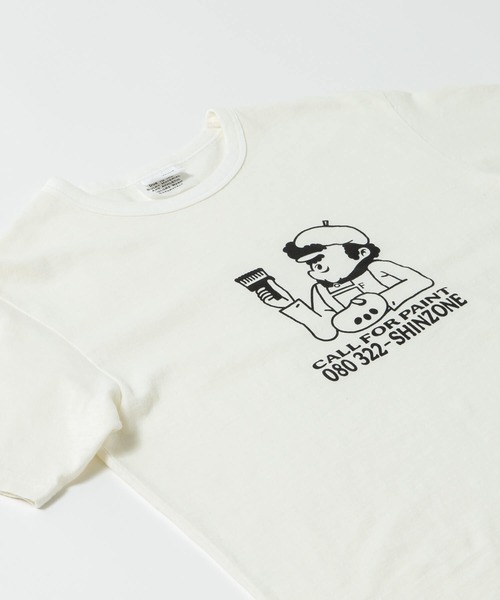 THE SHINZONE(ザ シンゾーン)の「【別注】THE SHINZONE PAINT TEE 23MMSCU14(Tシャツ/カットソー・レディース・グリーン/ブラック・FREE)」の6枚目の写真