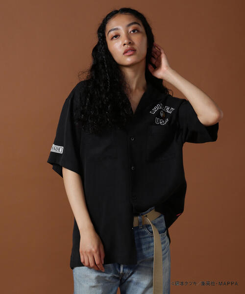 AVIREX（アヴィレックス）の「《チェンソーマン × ONEMADE × AVIREX》SHORT SLEEVE BOWLING SHIRT / ボーリングシャツ（シャツ/ブラウス・メンズ・ブラック/ホワイト・M/XL/L/2XL）」の19枚目の写真