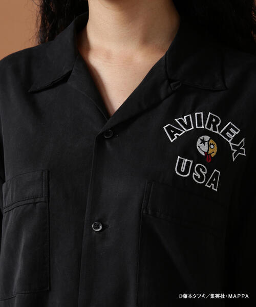 値引不可 ボウリングシャツ 黒 Chuck American Plumbing 20231026203036_2.jpg