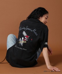 《チェンソーマン × ONEMADE × AVIREX》SHORT SLEEVE BOWLING SHIRT / ボーリングシャツ