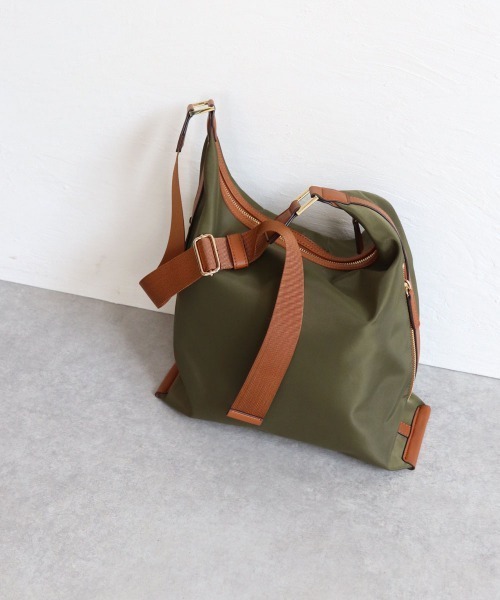 MIAN （ミアン）の「CLEMATIS/ワンショルダーバッグ（ショルダーバッグ・レディース・アイボリー/ブラック/グレイッシュベージュ/カーキ/ホワイト・FREE）」の5枚目の写真