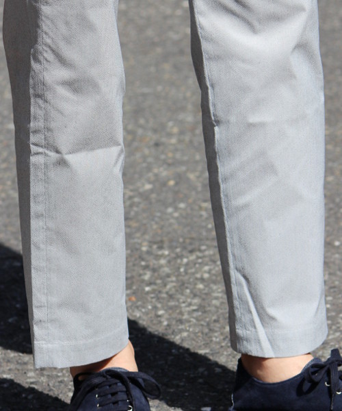 417 EDIFICE（フォーワンセブンエディフィス）の「◇COOL MAX サッカーイージーアンクルパンツ（その他パンツ・メンズ・ホワイト/グレー/サックスブルー/ネイビー・MEDIUM/LARGE/SMALL）」の9枚目の写真