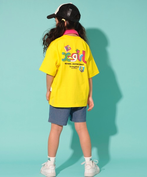 X-girl Stages（エックスガールステージス）の「【コラボ】スポンジボブハーフパンツ（その他パンツ・キッズ・ネイビー/マルチ/ベージュ・130cm/100cm/120cm/110cm/80ｃｍ/90cm/140cm）」の17枚目の写真