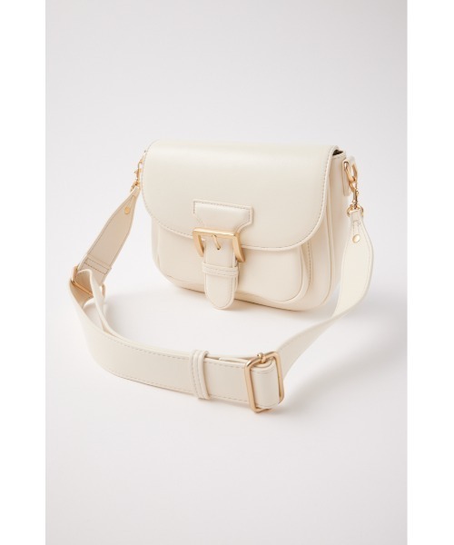 MOUSSY（マウジー）の「SADDLE SHOULDER バッグ / サドルショルダーバッグ（ショルダーバッグ・レディース・オフホワイト/ブラック・FREE）」の14枚目の写真